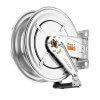 ECODORA 432/10 carrete retr&aacute;ctil inoxidable aire/agua para 15 mts x 1/2"