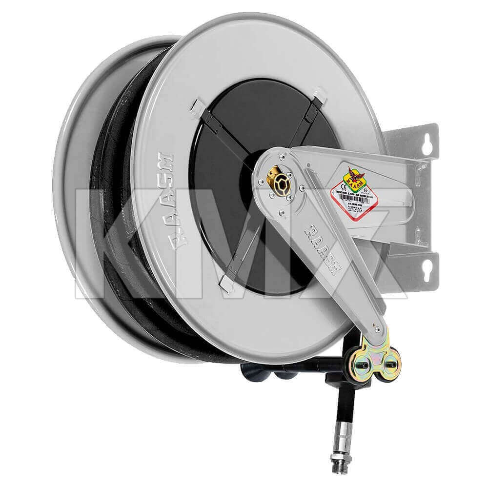 Carrete Retráctil con Manguera Agua/Aire 20 Mts X 3/4" RAASM