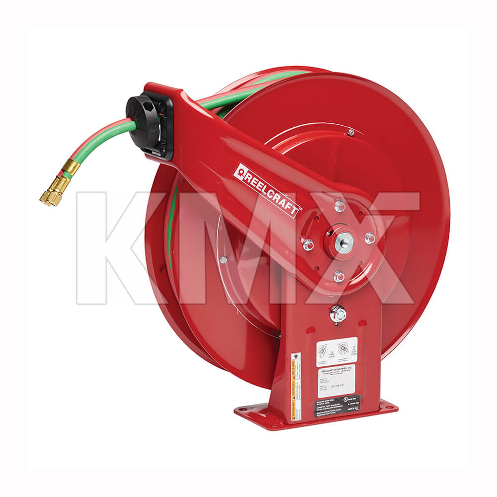 Carrete Retráctil con Manguera Oxiacetileno 15 Mt X 1/4" REELCRAFT