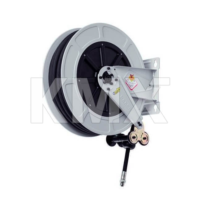 Carrete Retráctil con Manguera Grasa 12 Mts X 1/4" RAASM