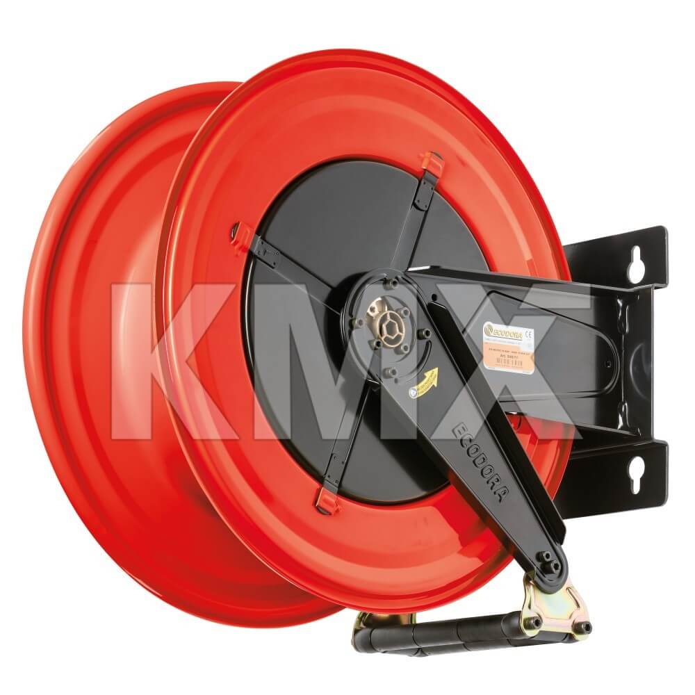 Carrete Retráctil Aceite o Similar para Manguera 15 Mt X 1" ECODORA